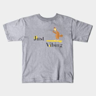 Just Vibing Chicken Joe Kids T-Shirt